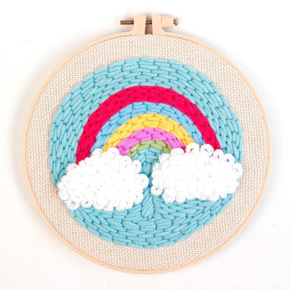 Punch Needle Kit Arcobaleno luminoso Diamond Painting