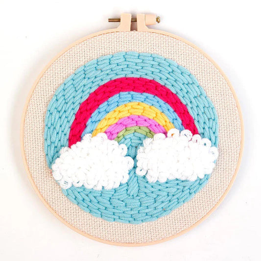 Punch Needle Kit Arcobaleno luminoso Diamond Painting