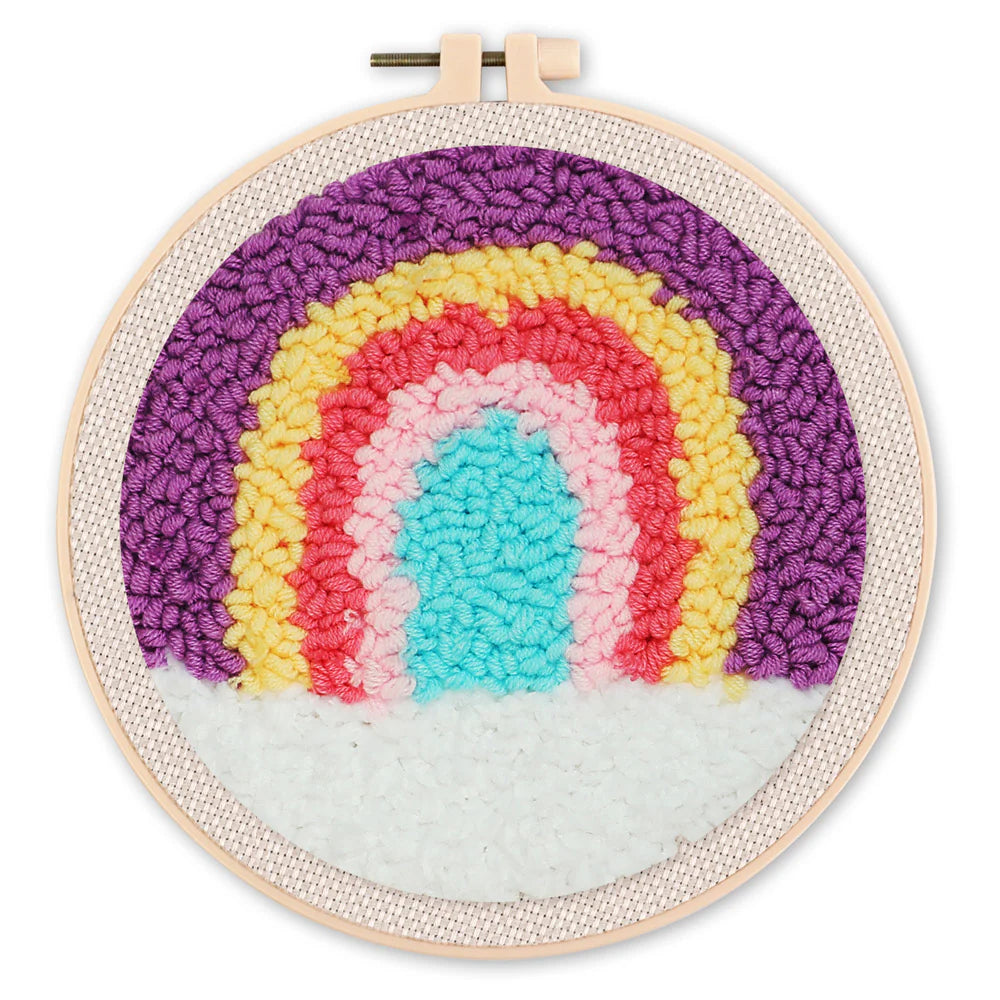 Punch Needle Kit Arcobaleno pastello Diamond Painting kit diamond painting