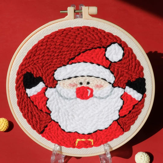 Punch Needle Kit Babbo Natale Diamond Painting