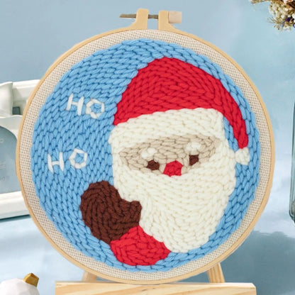 Punch Needle Kit Babbo Natale ho-ho-ho Diamond Painting