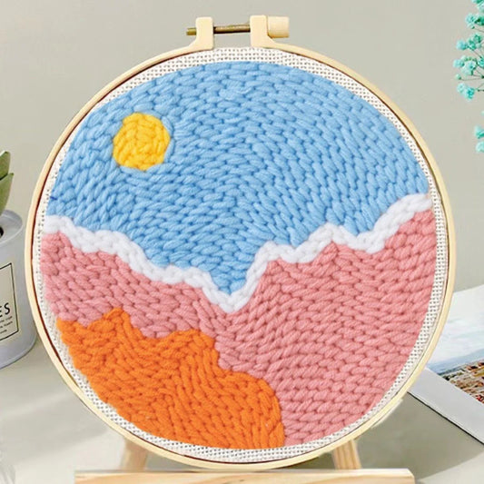 Punch Needle Kit Bella vista soleggiata Diamond Painting