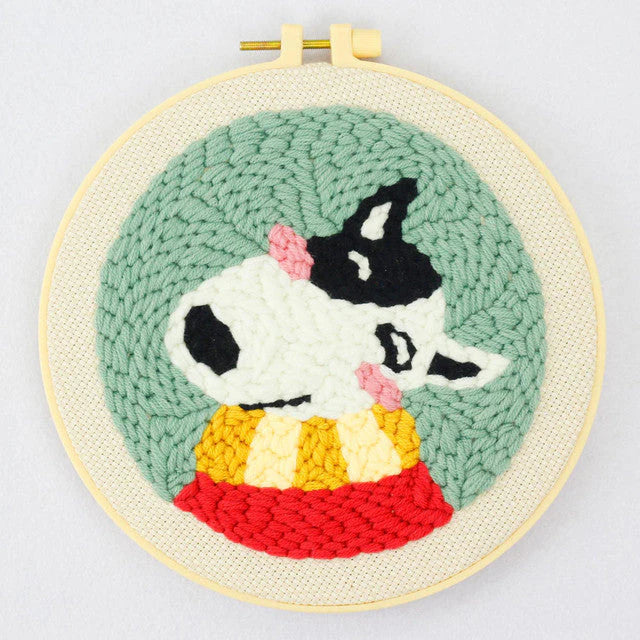 Punch Needle Kit Bull Terrier gentile Diamond Painting | Seos Shop ®