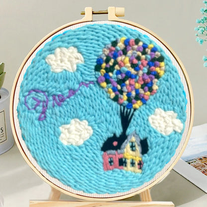 Punch Needle Kit Casa con palloncini Diamond Painting