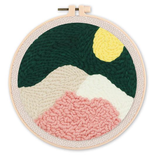 Punch Needle Kit Cime di montagna Diamond Painting