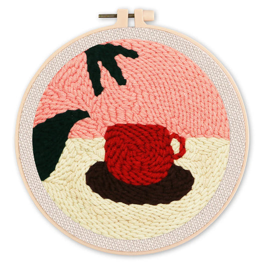 Punch Needle Kit Cioccolata calda Diamond Painting