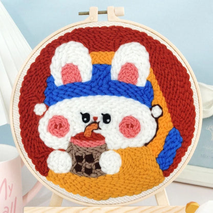 Punch Needle Kit Coniglietto e il suo succo Diamond Painting | Seos Shop ®