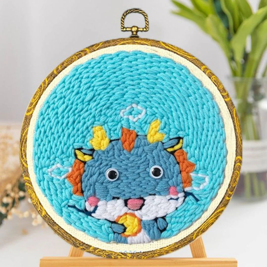 Punch Needle Kit Draghetto con mooncake Diamond Painting | Seos Shop ®