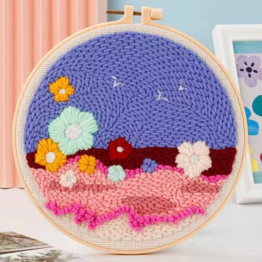 Punch Needle Kit Fiori nel deserto Diamond Painting | Seos Shop ®