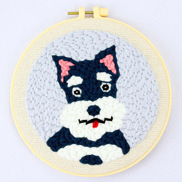 Punch Needle Kit Goffo cagnolino Diamond Painting | Seos Shop ®