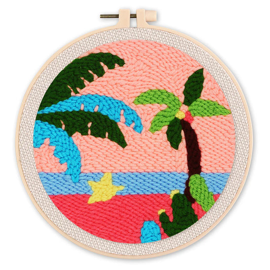 Punch Needle Kit In spiaggia Diamond Painting