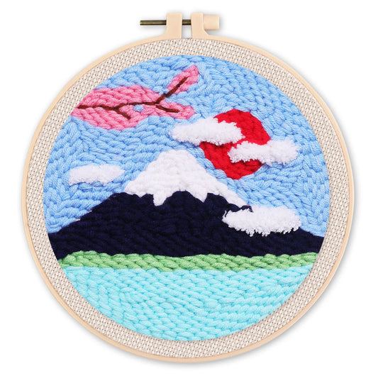 Punch Needle Kit Monte Fuji Diamond Painting