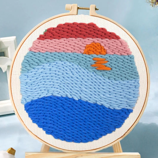 Punch Needle Kit Onda dell'oceano Diamond Painting