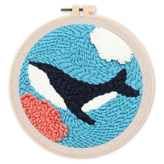 Punch Needle Kit Orca nel mare Diamond Painting | Seos Shop ®
