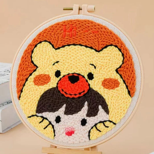 Punch Needle Kit Orsacchiotto e bambina Diamond Painting | Seos Shop ®