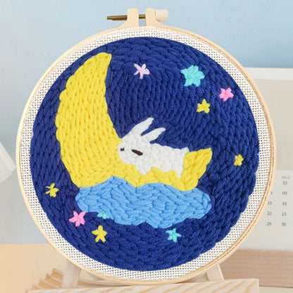 Punch Needle Kit Pisolino sulla luna Diamond Painting