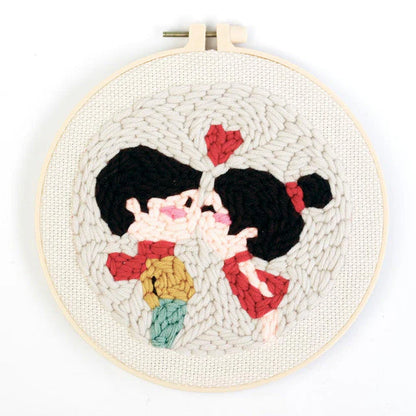 Punch Needle Kit Primo bacio Diamond Painting