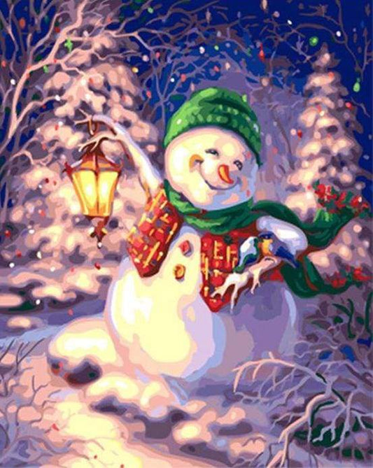 Pupazzo Di Neve Diamond Painting