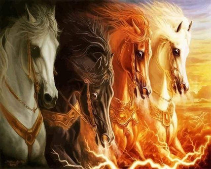 Quattro Cavalli Diamond Painting