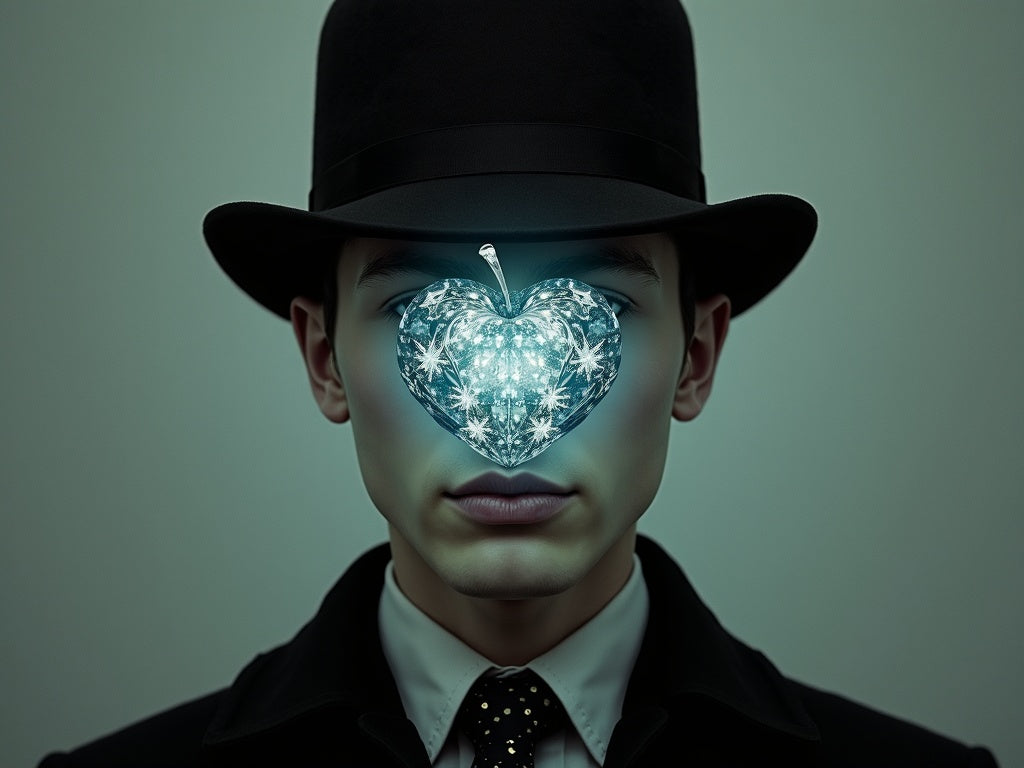 Il Figlio dell'Uomo Magritte con Diamante Diamond Painting
