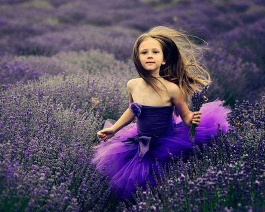 Ragazza Di Lavanda Diamond Painting