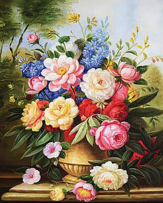 Ricamo a Punto Croce - Bouquet colorato Diamond Painting | Seos Shop ®