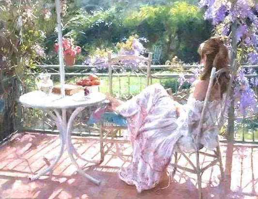Riposo In Giardino Diamond Painting