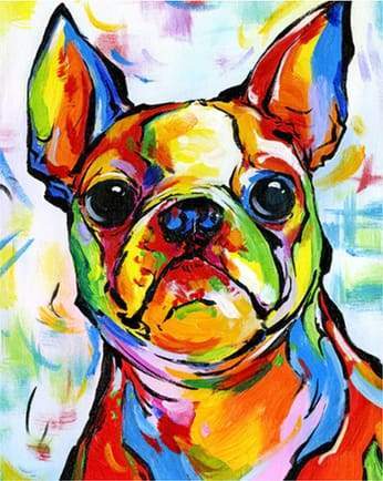 Ritratto Di Cane Diamond Painting