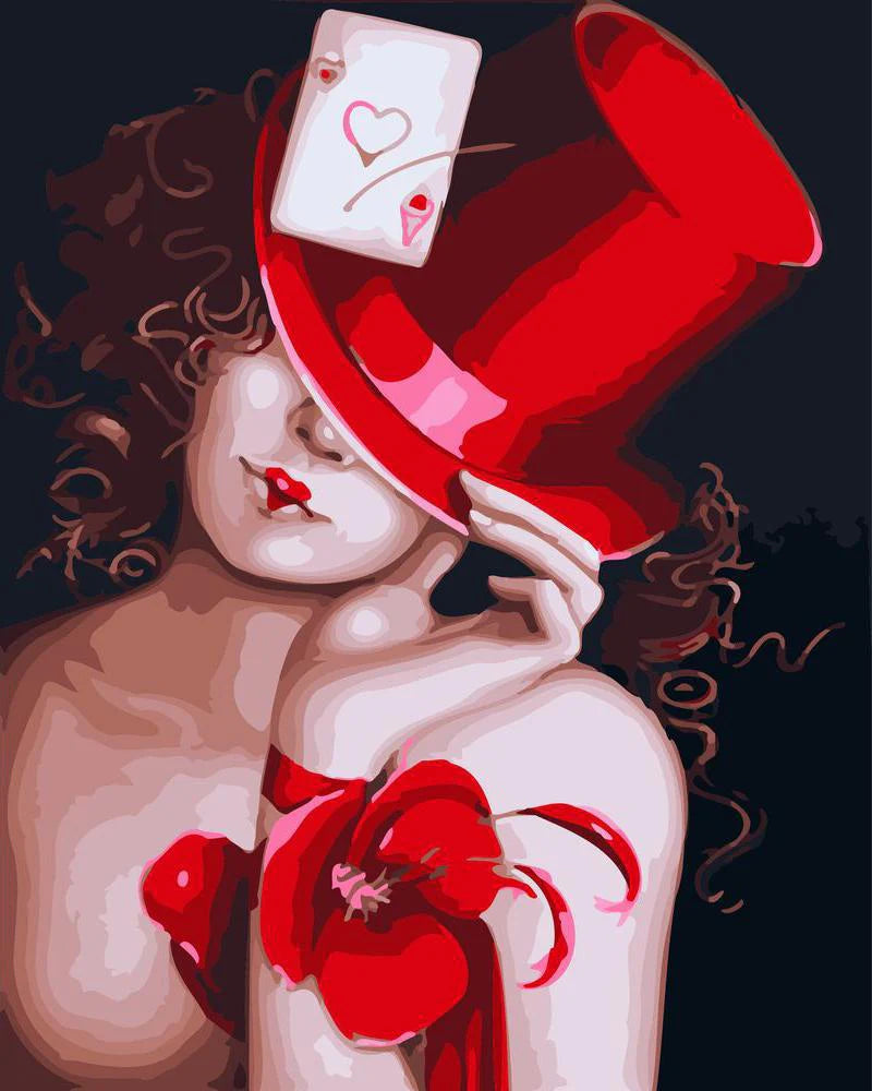 Sensuale regina di cuori Diamond Painting