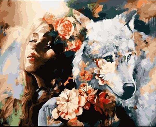 Sensualità Del Lupo Diamond Painting