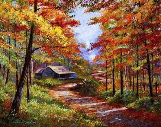 Sentiero D'Autunno Diamond Painting