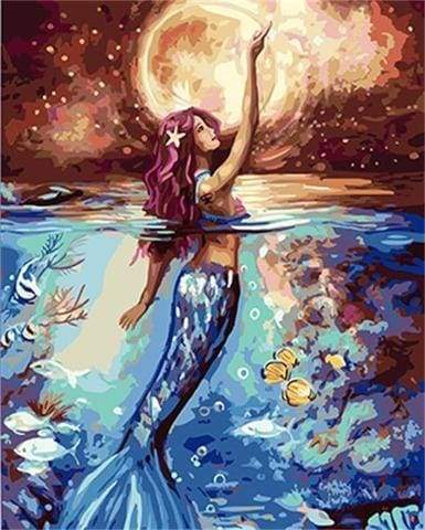 Sirena E Chiaro Di Luna Diamond Painting
