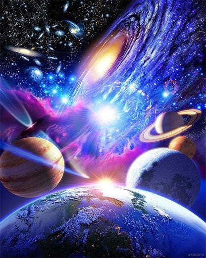 Sistema Planetario Diamond Painting