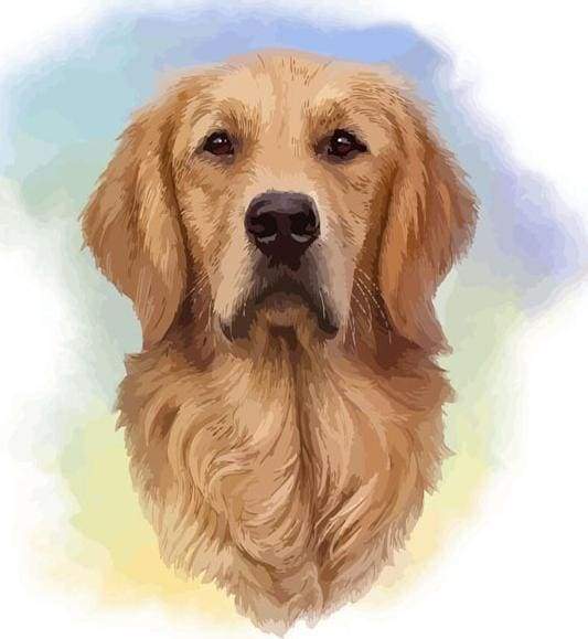 Spirito Del Cane Marrone Diamond Painting