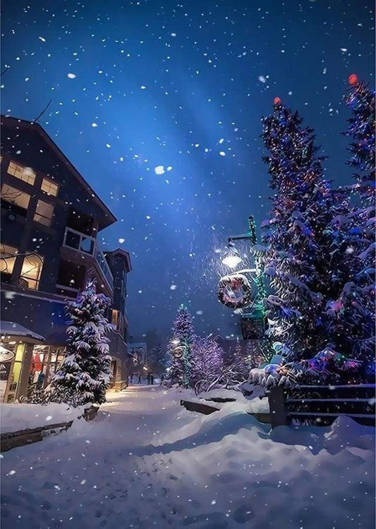 Strada A Natale Diamond Painting
