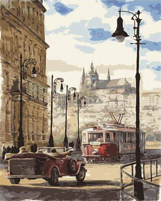 Strada Di Praga Diamond Painting kit diamond painting