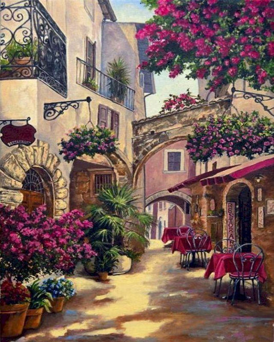 Strada di paese Diamond Painting
