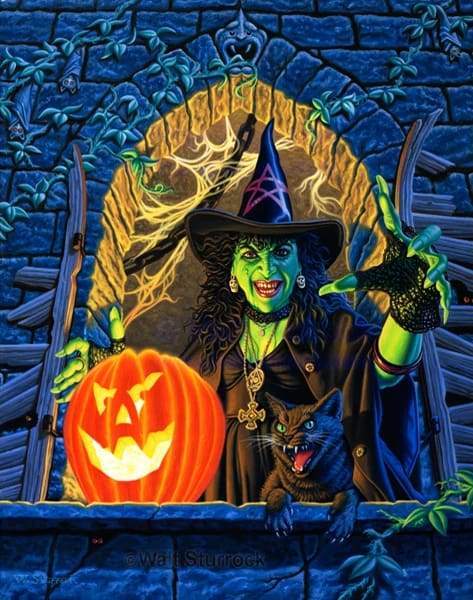 Strega Ad Halloween Diamond Painting