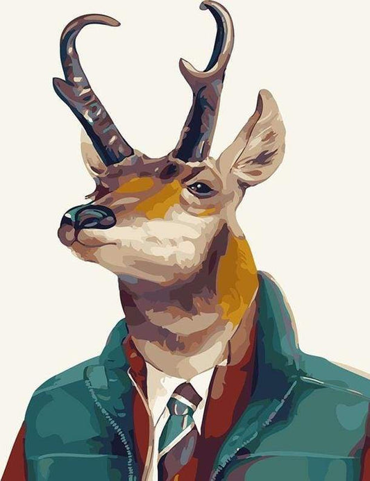Testa Cervo Dandy Diamond Painting