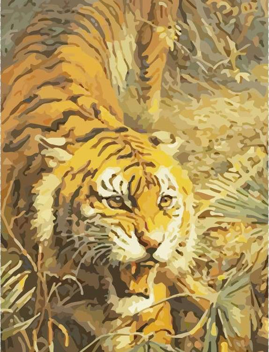 Tigre Arrabbiata Diamond Painting kit diamond painting