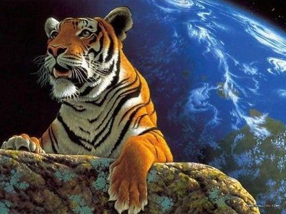 Tigre E Terra Diamond Painting | Seos Shop ®