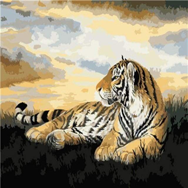 Tigre In Africa Diamond Painting | Seos Shop ®