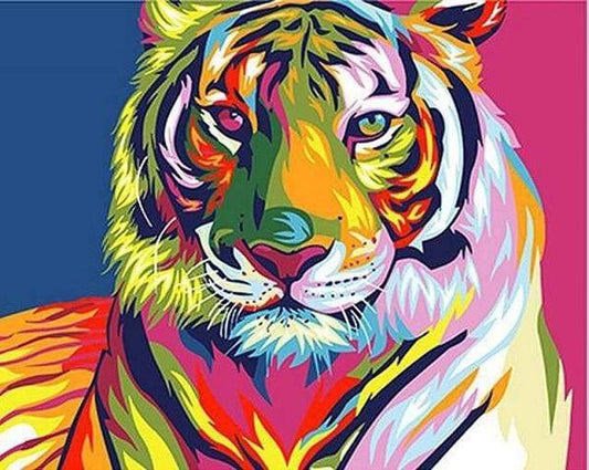 Tigre Pop Art 2 Diamond Painting kit diamond painting