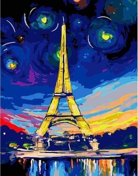 Torre Eiffel Multicolore Diamond Painting