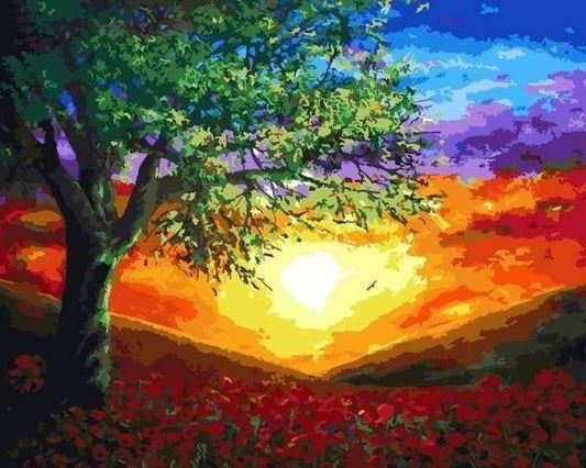 Tramonto Splendente Diamond Painting