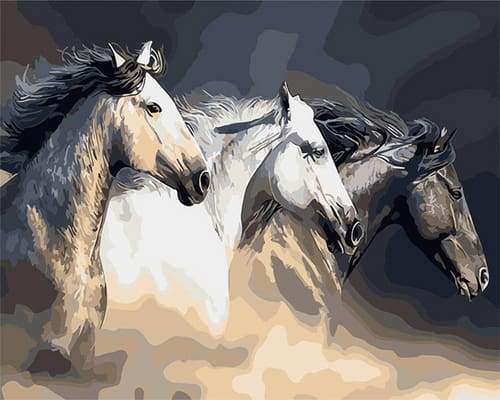 Tre Cavalli Diamond Painting