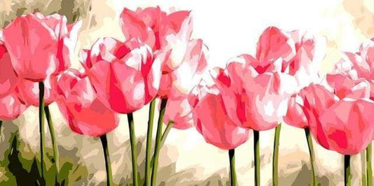 Tulipani Rosa Diamond Painting