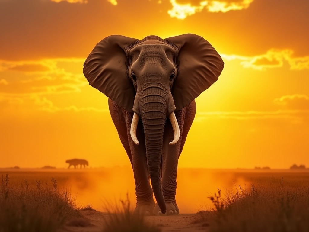Diamond Painting Elefante Africano