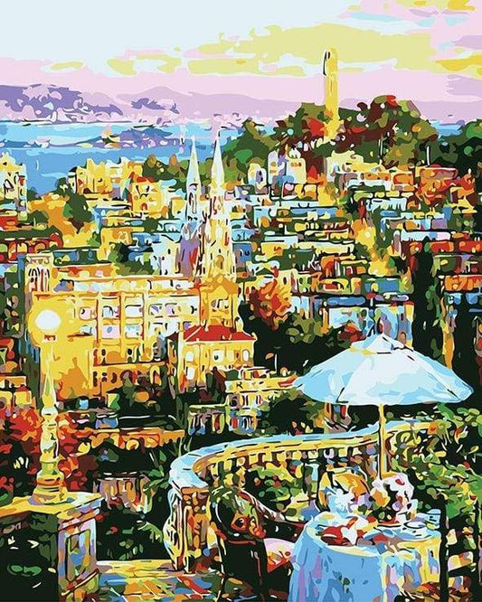 Una Città In Belgio Diamond Painting
