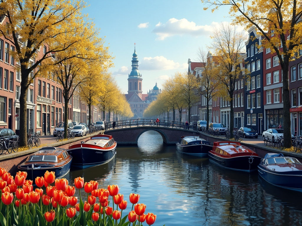 Diamond Painting Canali di Amsterdam